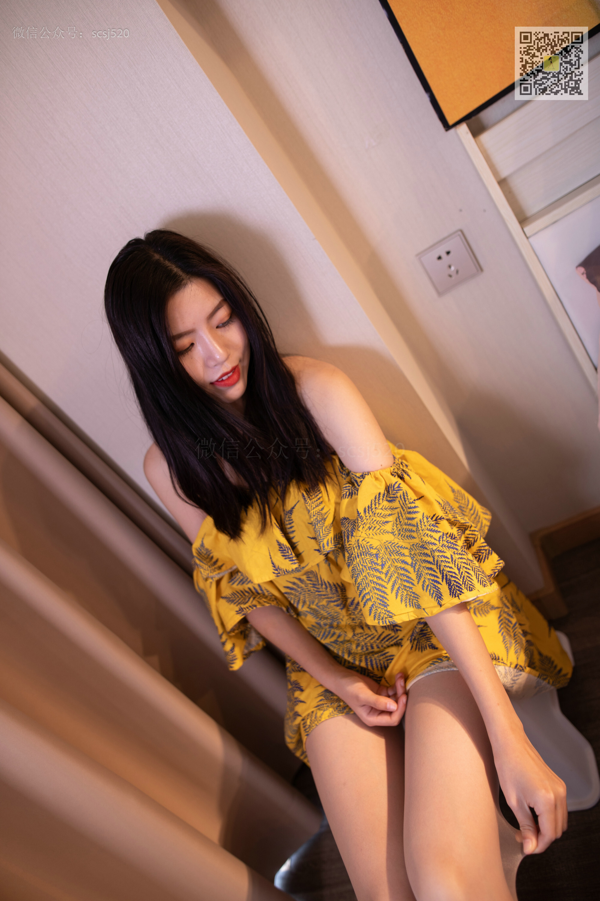 ISS山茶摄影 019 左左 香艳 香肩 香袜